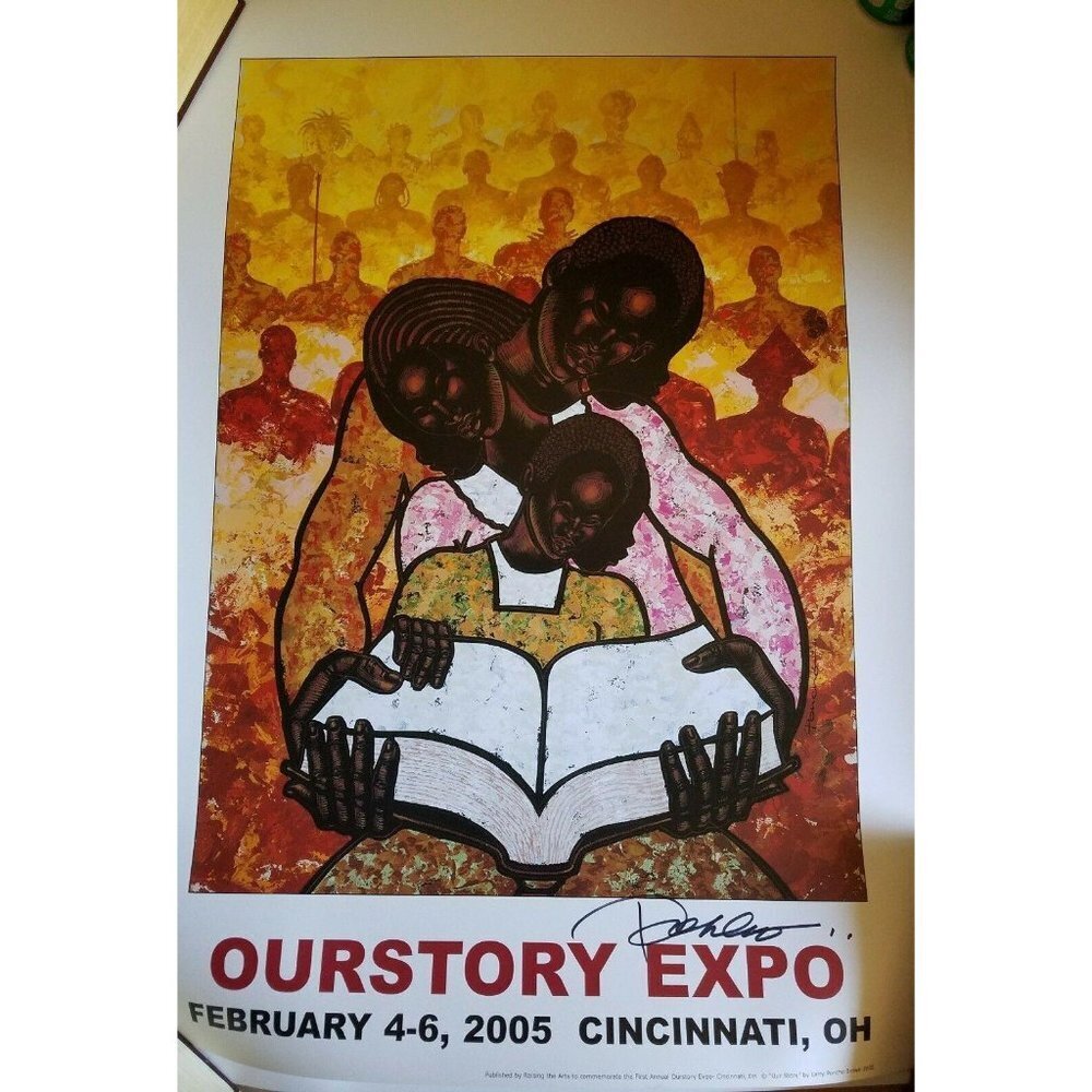 OURSTORY Expo by Larry Poncho Brown Print Signed